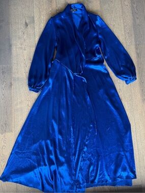 RVNG Cobalt Blue Wrap Dress